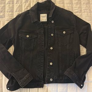 Abercrombie & Fitch Black Denim Jacket